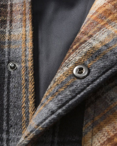 The Maillard Plaid Hood Jacket