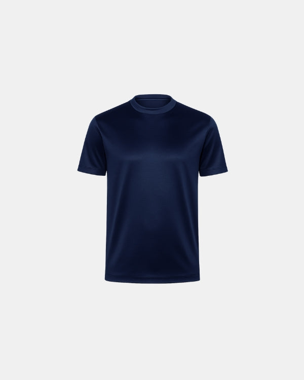 Shiny T-Shirt mit Rundhalsausschnitt