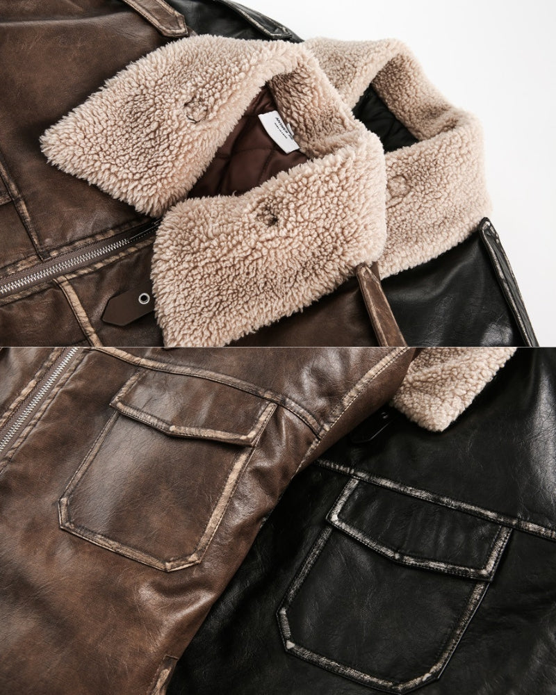 Heritage Aviator Leather Jacket