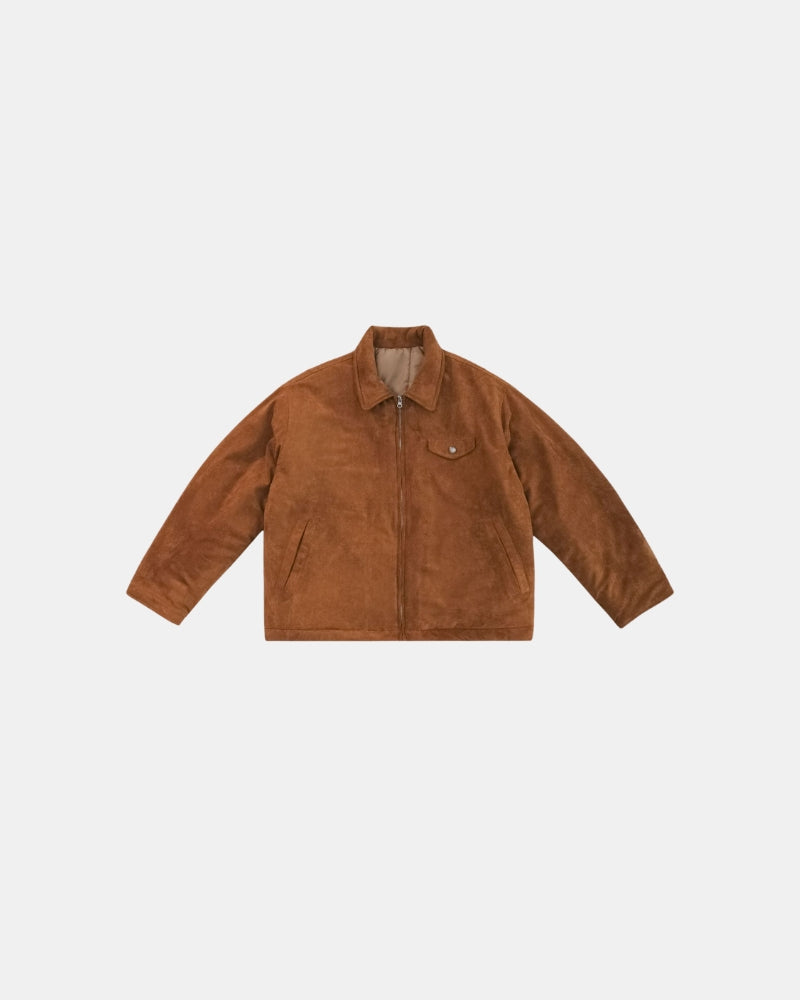 Vintage Bomberjacke aus Wildleder