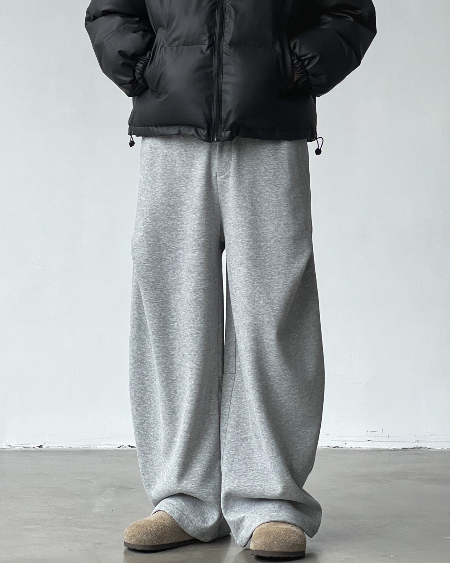 Cotton Fleece Wide Sweat Pant