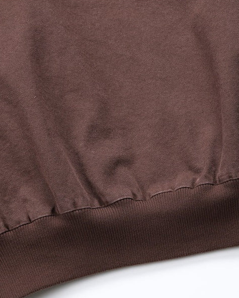 The Washed Full Zip Hooded Cardigan