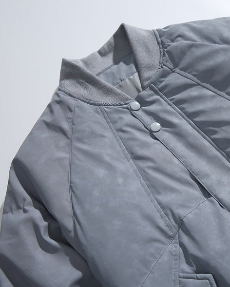 The Aurora Leather-Trim Down Jacket