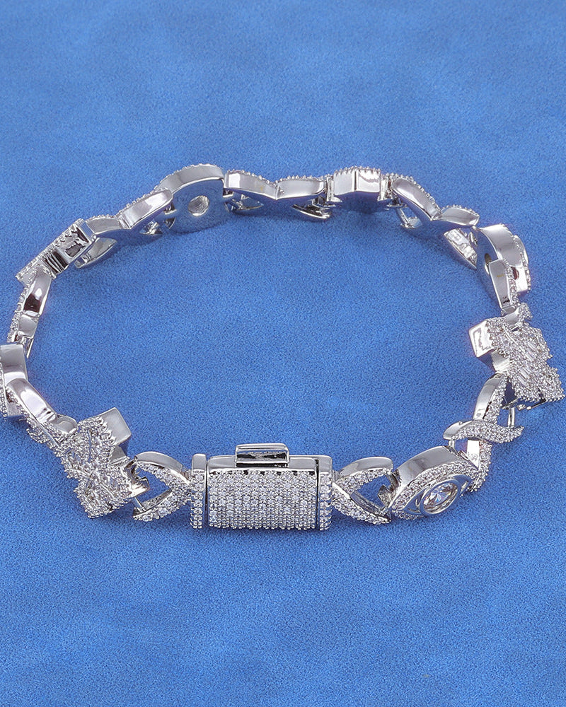 Signature Iced Icon Link Bracelet