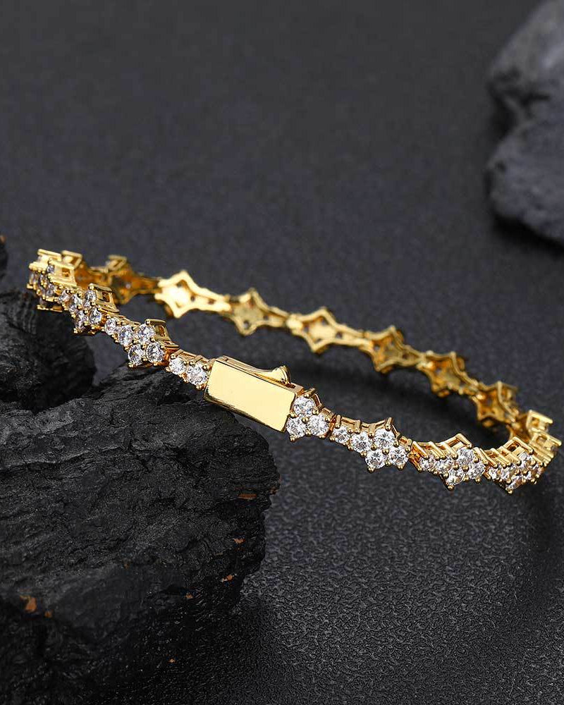 Signature Pavé Tennis Bracelet