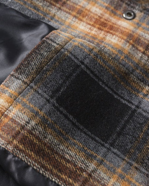 The Maillard Plaid Hood Jacket