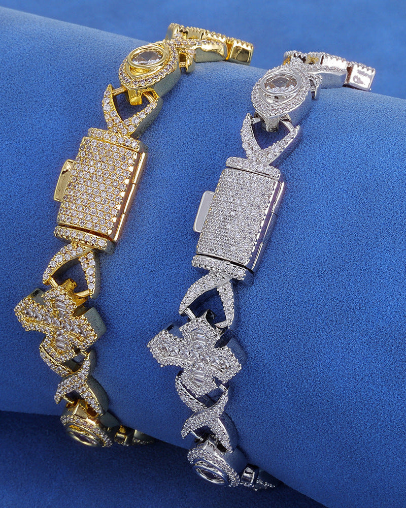 Signature Iced Icon Link Bracelet