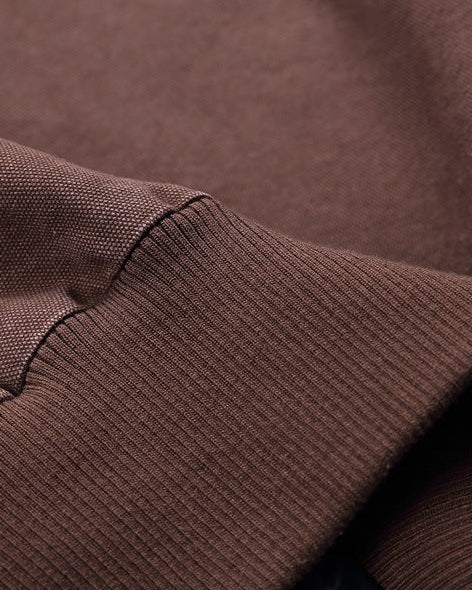 The Washed Full Zip Hooded Cardigan