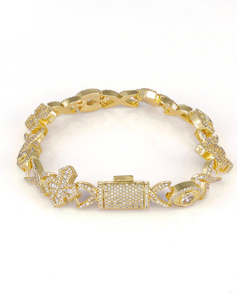 Signature Iced Icon Link Bracelet