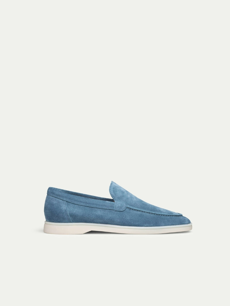 Ocean Blue Suede loafers