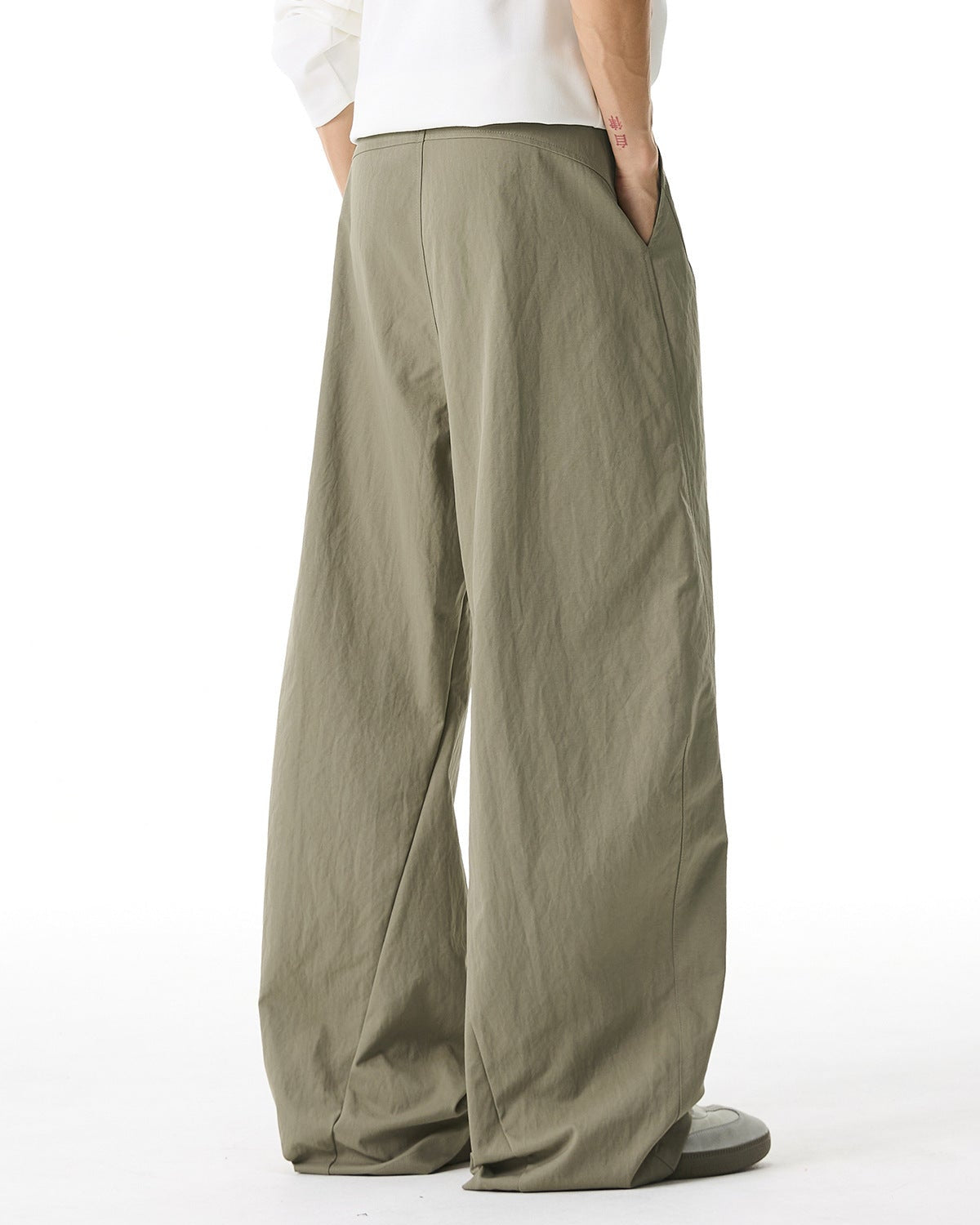 The Divide Pleat Panel Trousers