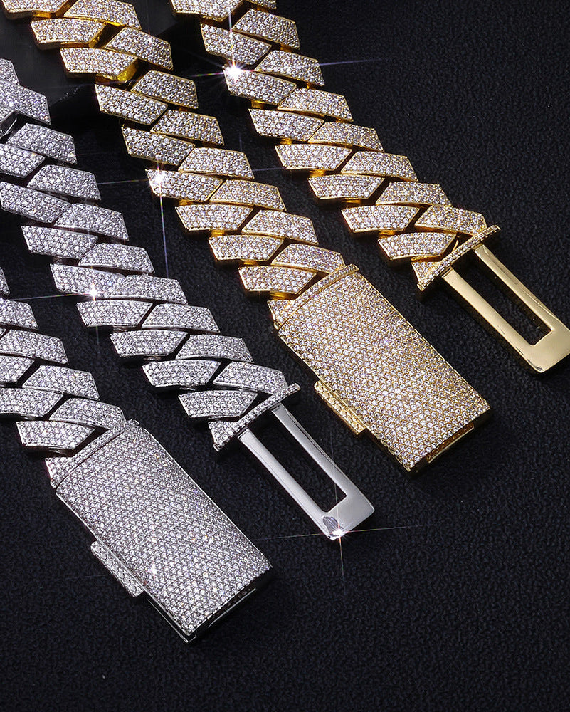 Grand Pavé Cuban Link Bracelet