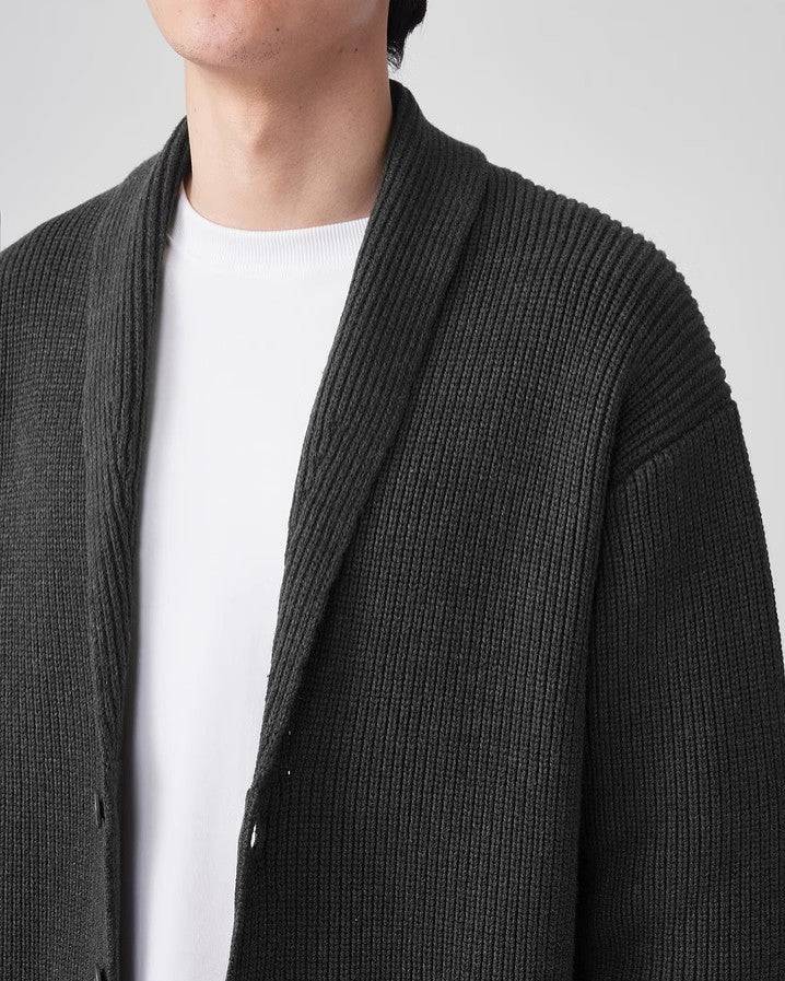 The VerdeEase Knit Shawl Collar Cardigan