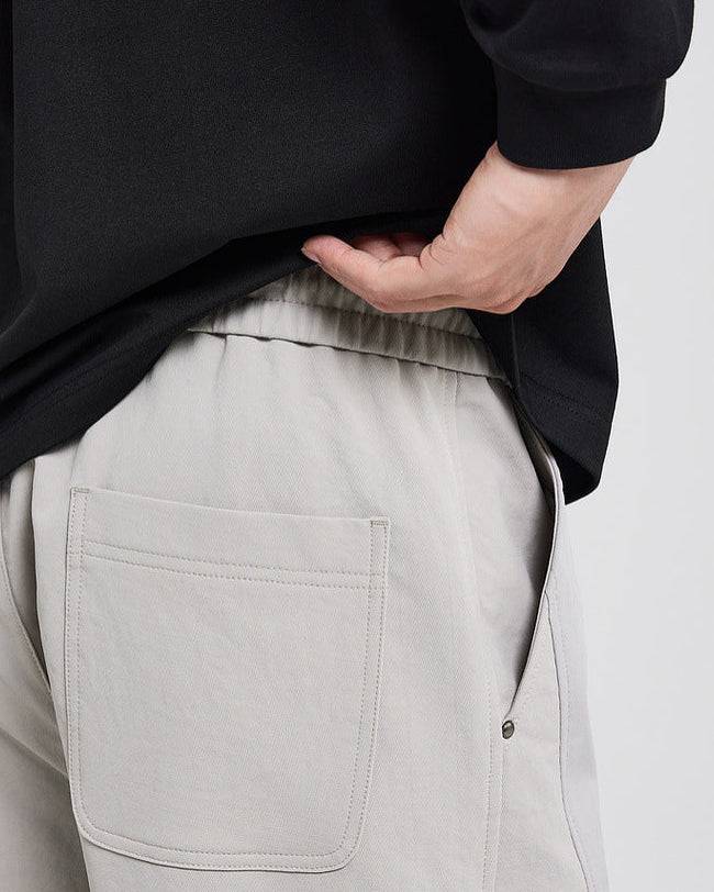 The Beckett Elastic Straight Pants