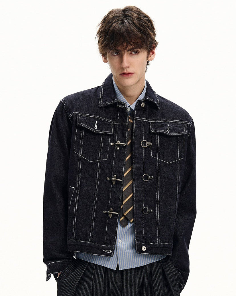 Contemporary Denim Utility Jacket