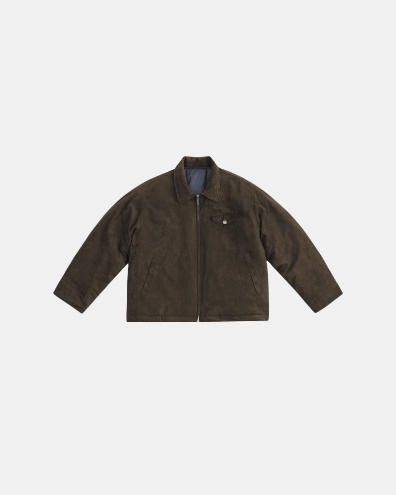 Vintage Bomberjacke aus Wildleder