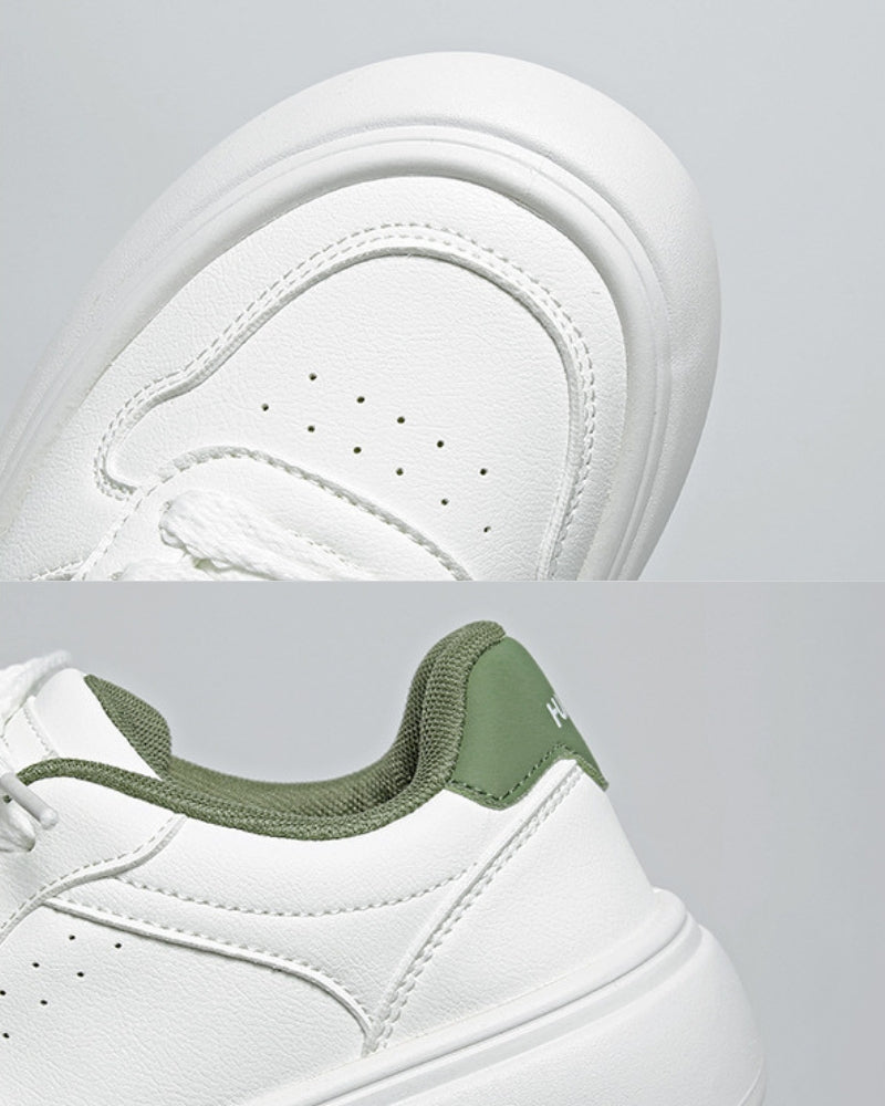 Klassische Olive Court Sneakers