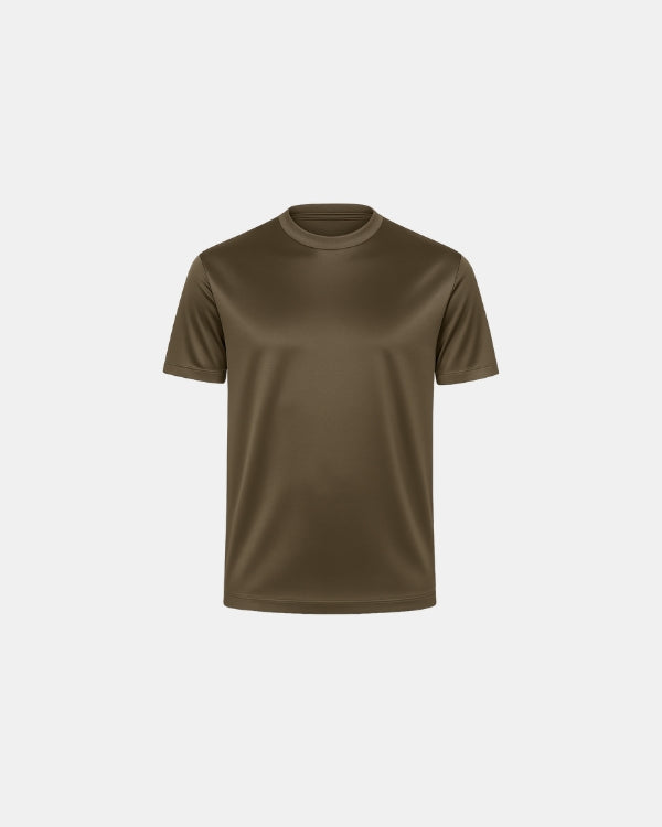 Shiny T-Shirt mit Rundhalsausschnitt