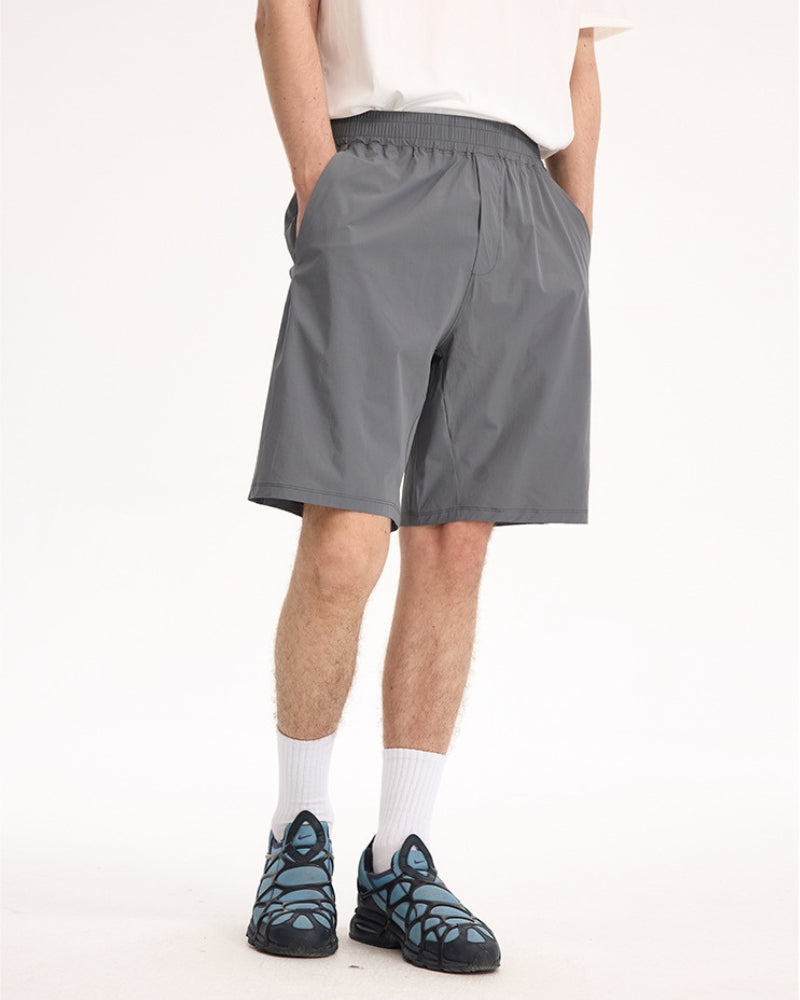 Atmungsaktive Sport Tech Fleece Short