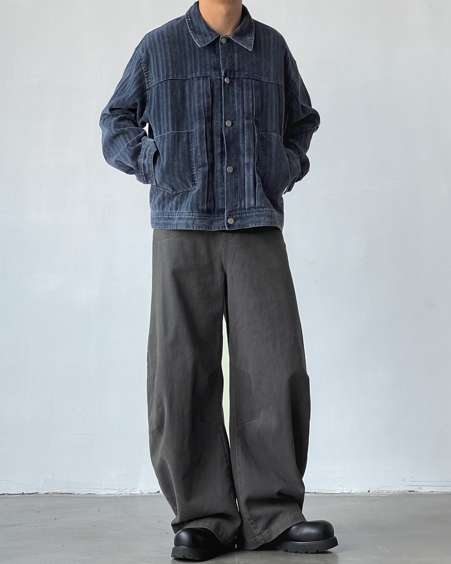 Classic Wide Casual Tailored Pants