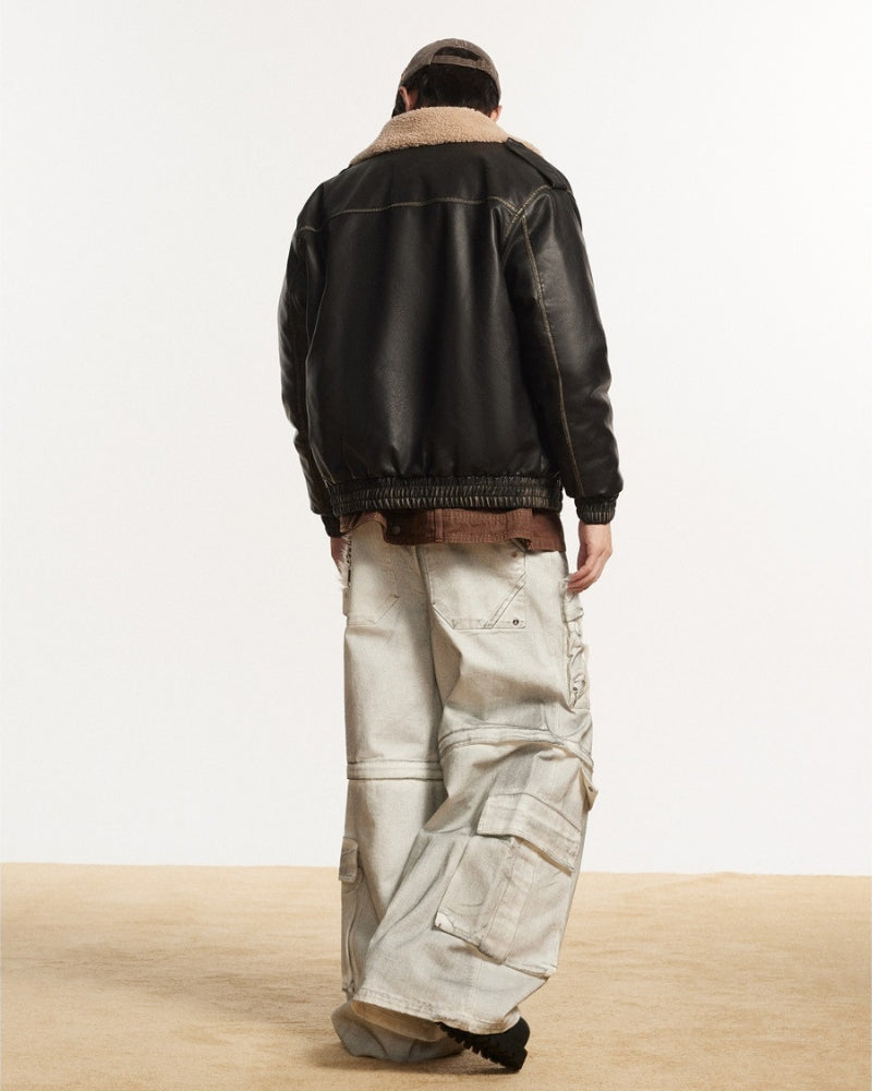 Heritage Aviator Leather Jacket