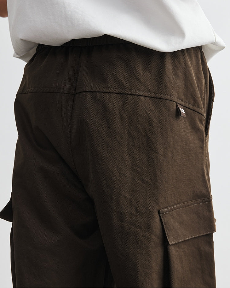 Pantalon cargo ample et décontracté