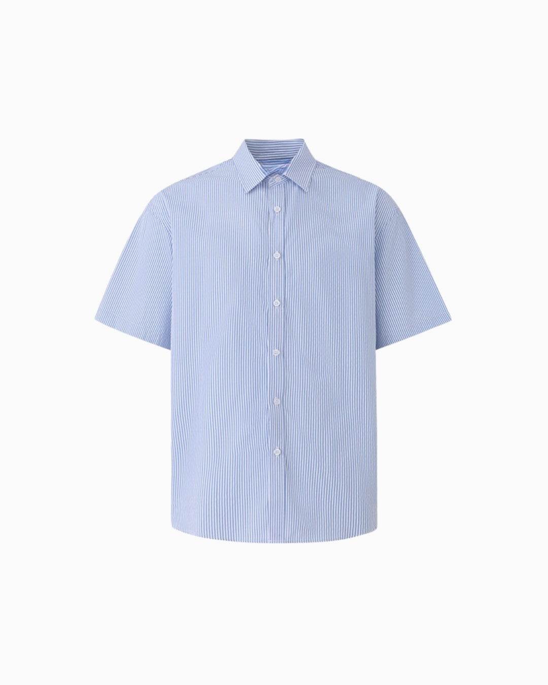 Chemise à manches courtes à rayures classiques