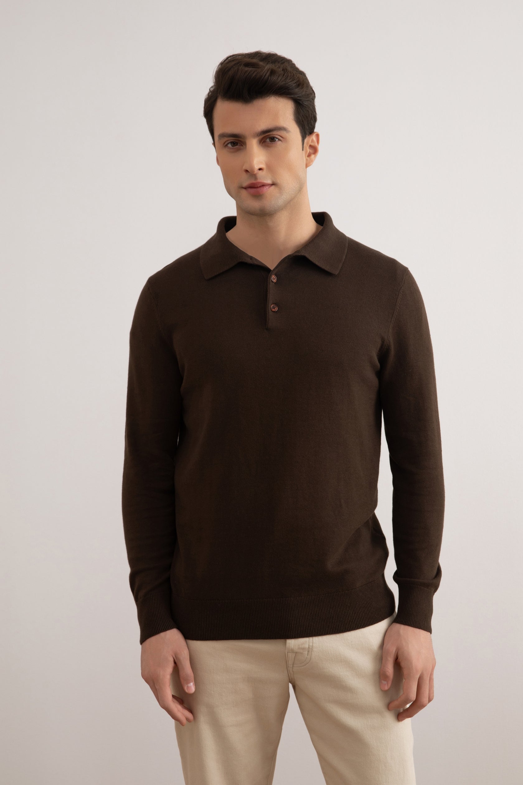 Bruin Klassiek Polo Shirt