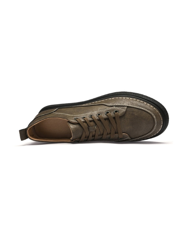Hochwertige Leder-Sneakers