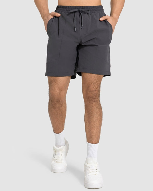 Tech Shorts mit Kordelzug