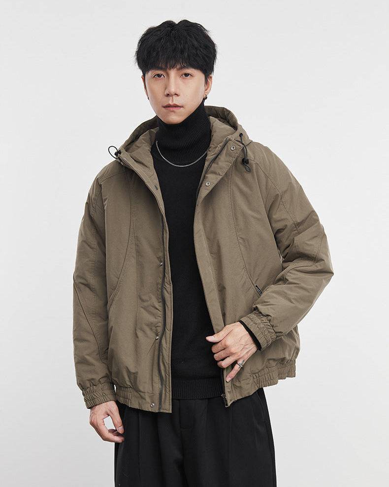 The Hartsell Hooded Cargo Down Jacket