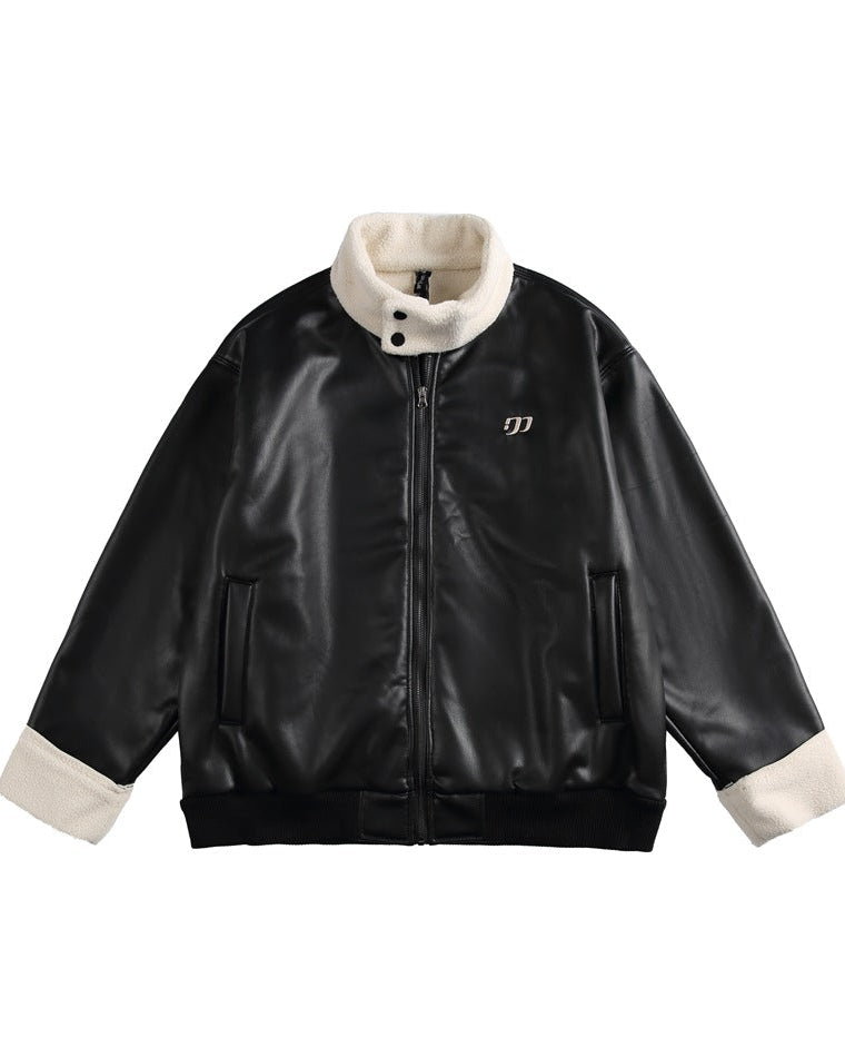 The Furline PU Winter Coat