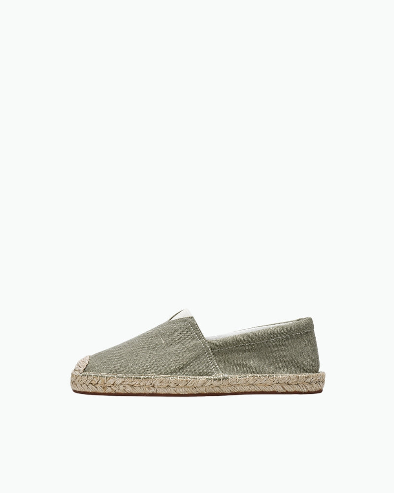 Klassische Espadrilles aus Leinen