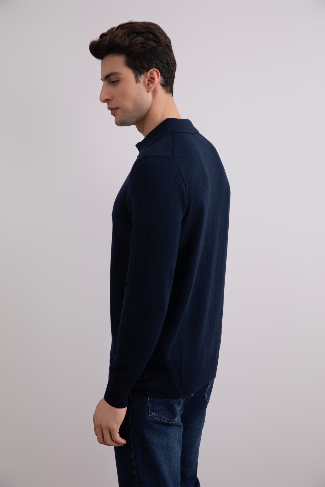 Blauw Klassiek Polo Shirt