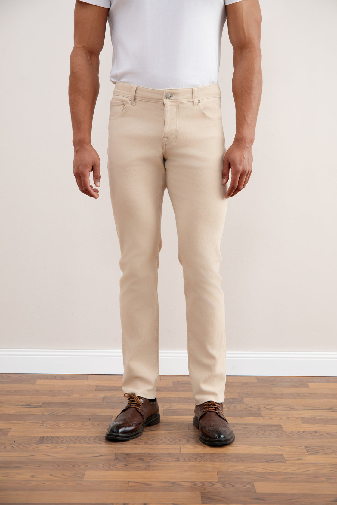 Sand Stretch Five-pockets Jeans