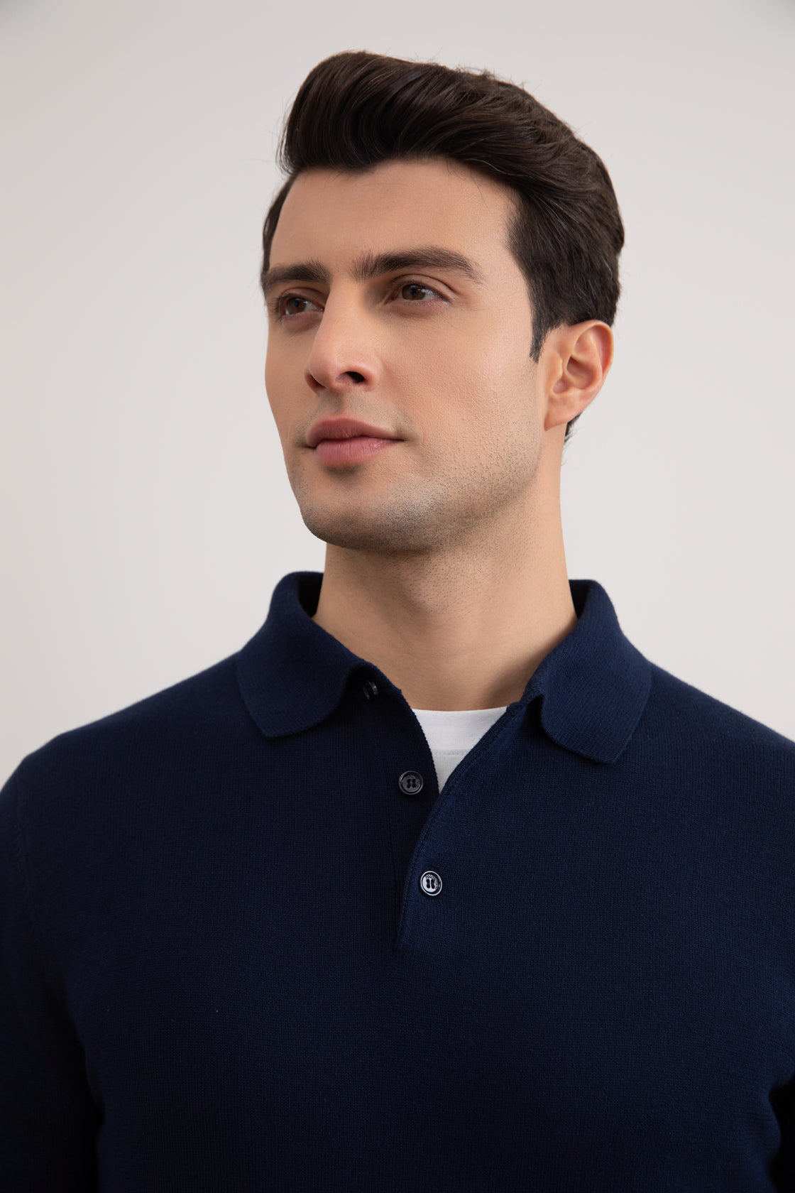 Marine Klassiek Polo Shirt