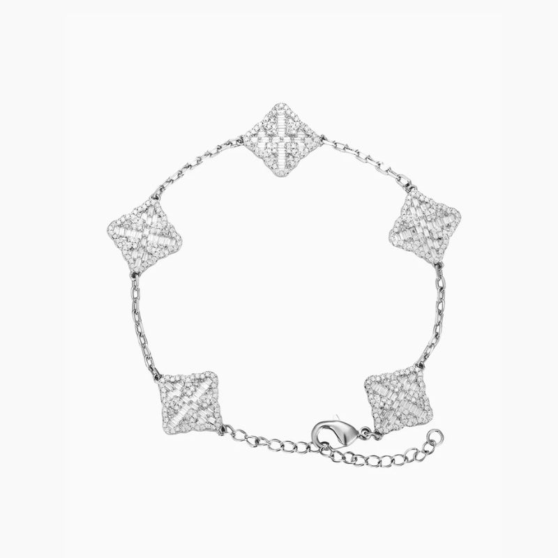 4 Kleeblatt-Armband