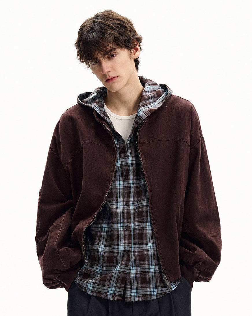 Vintage Wash Cotton Flight Jacket