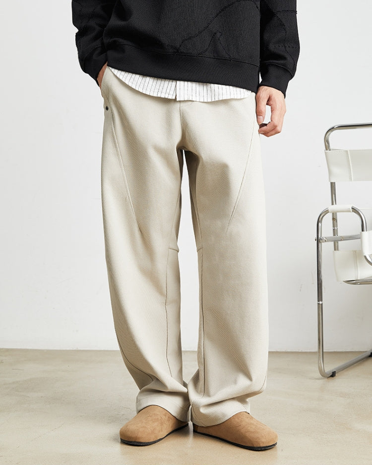 Jogger-Lounge-Hose mit weitem Bein
