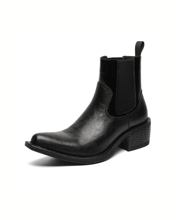 Ranch Noir Western Chelsea Stiefel