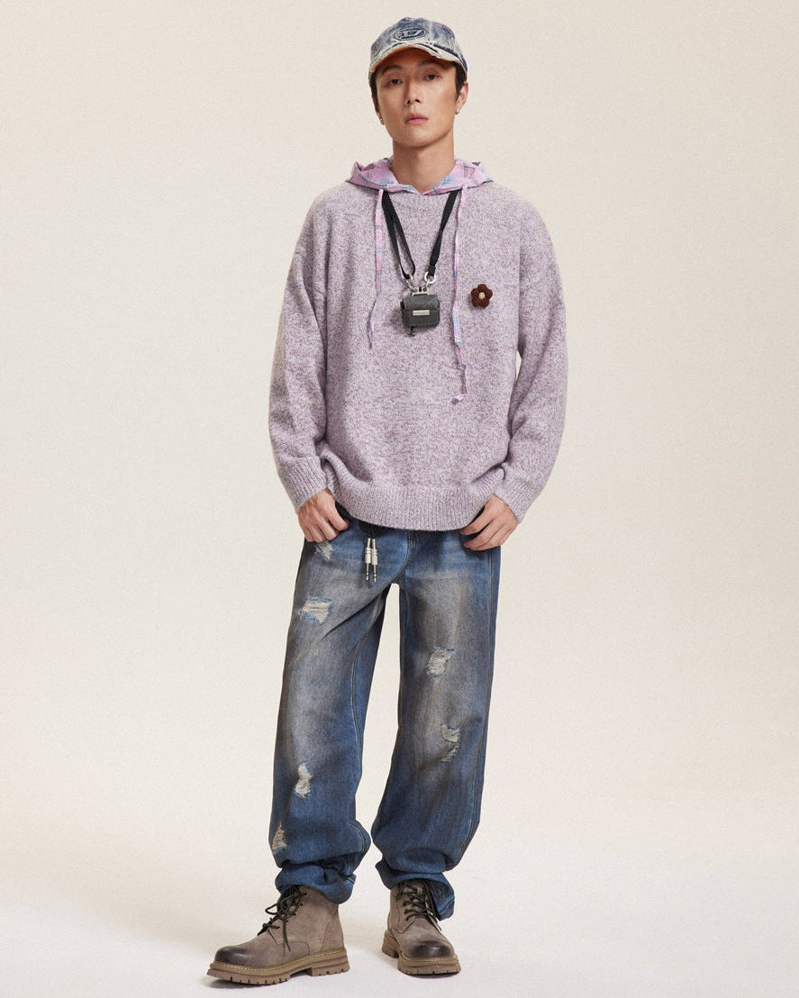 The Drift Knit Pullover Hoodie Sweater