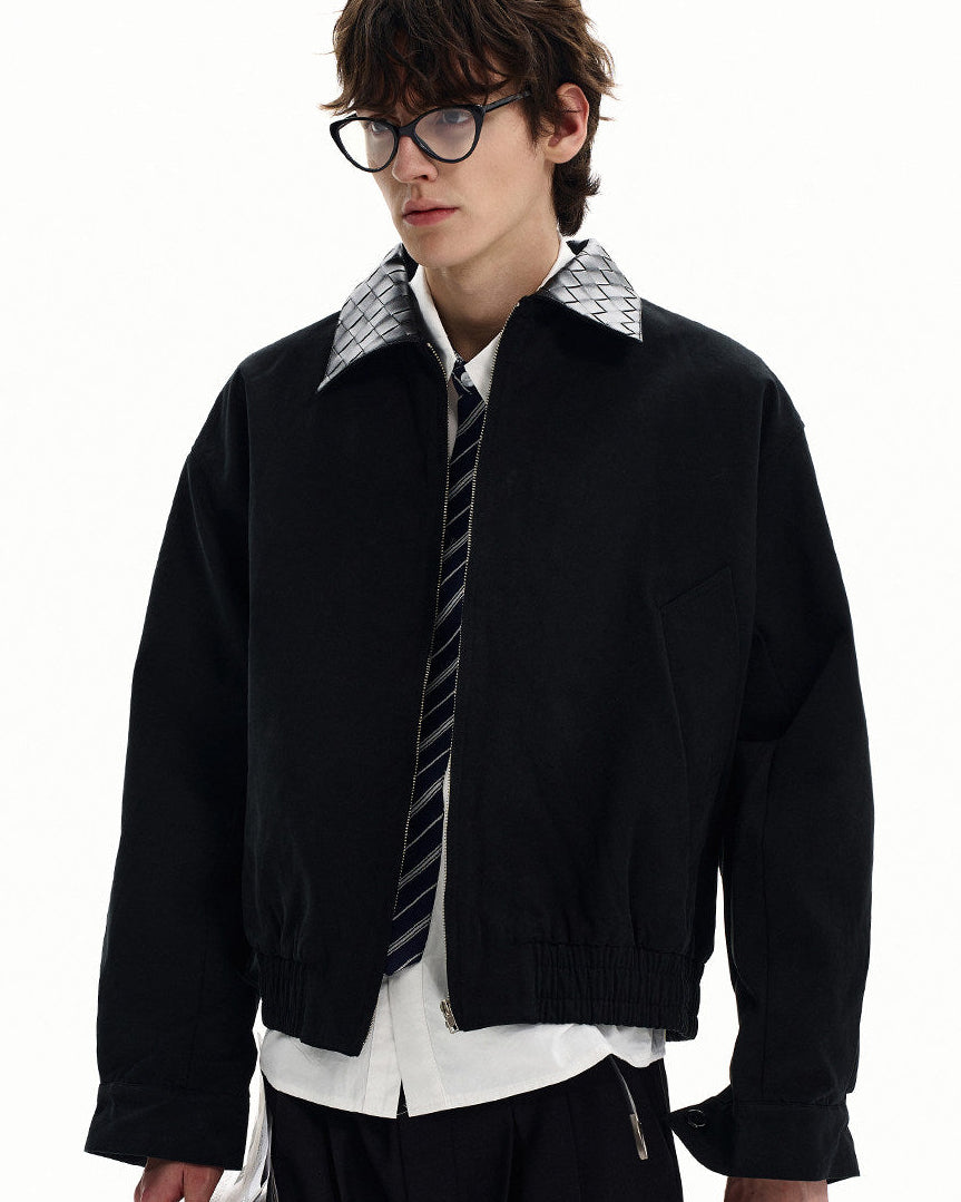 Cotton Twill Zip Jacket