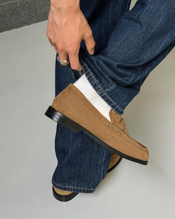 Penny Loafers aus Wildleder