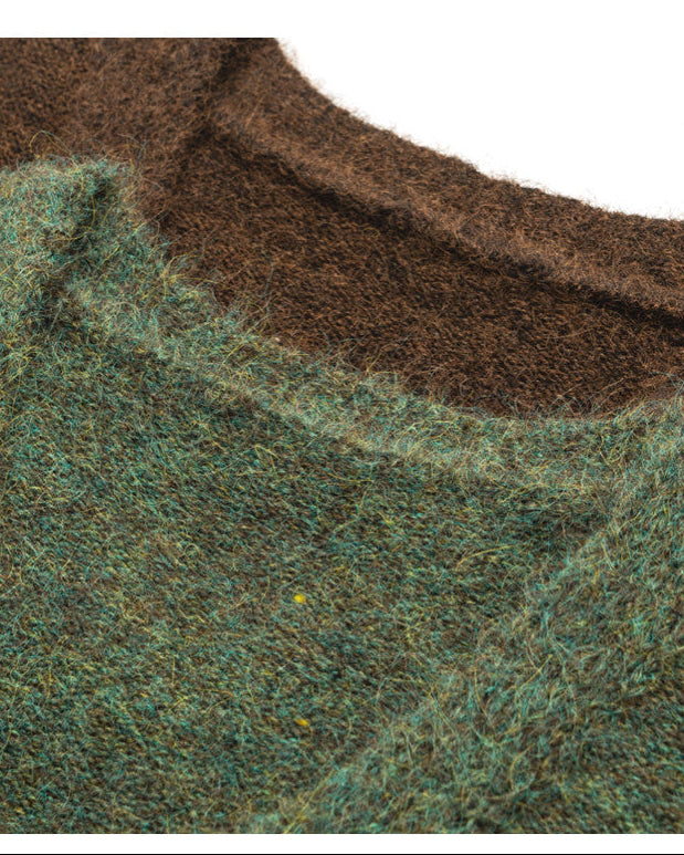 Knit Wool Blend Buttoned Vest