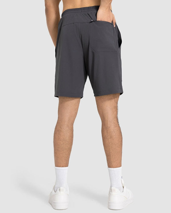 Tech Shorts mit Kordelzug
