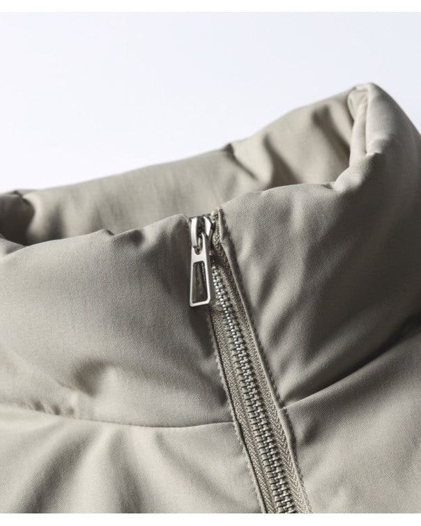 Black Padded Zip Jacket