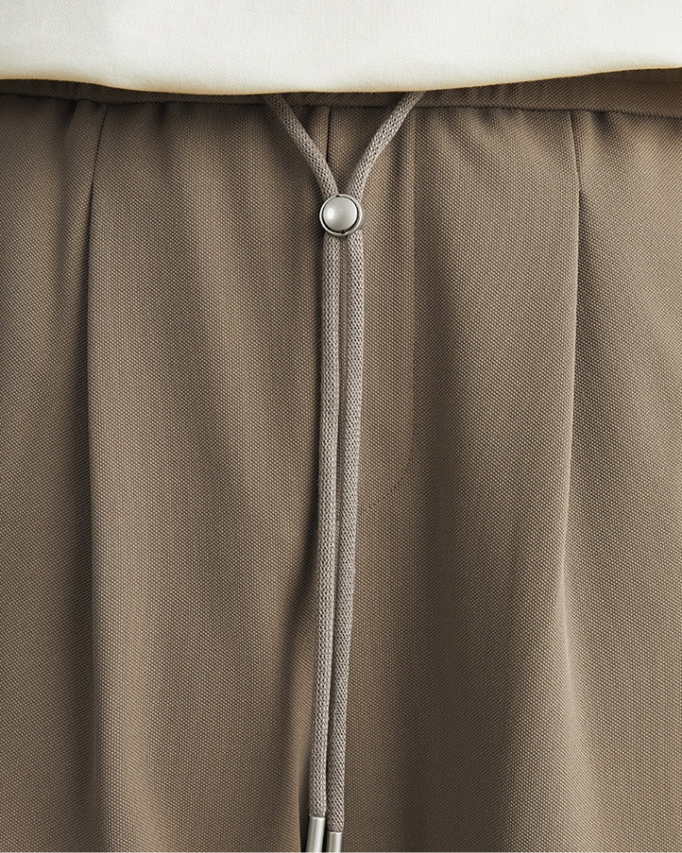 Weicher Bund mit Kordelzug Relaxed Pants