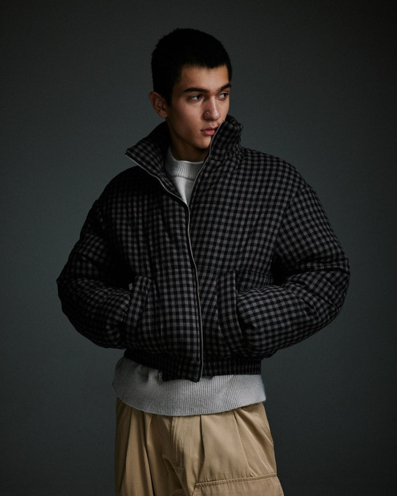Shadow Checkered Pufferjacke