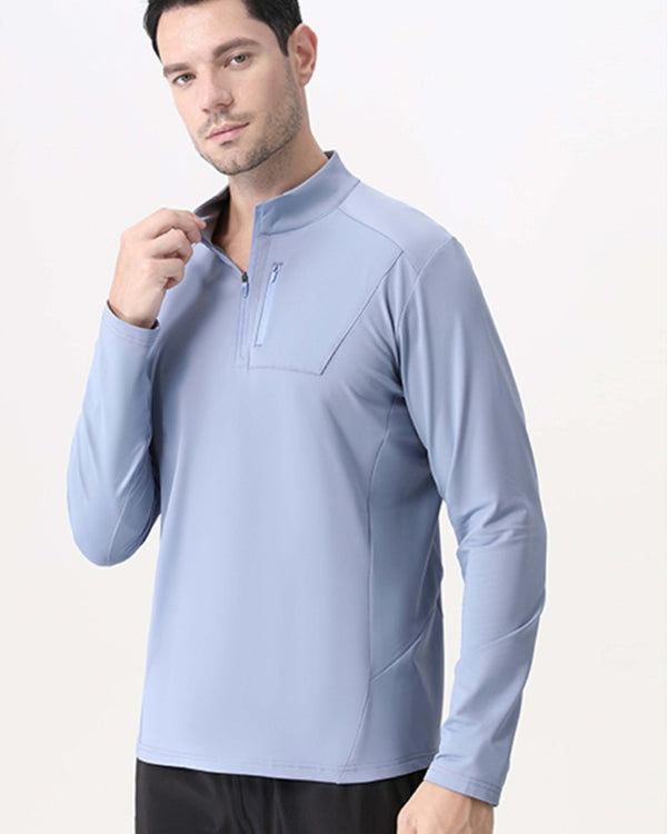 Tech Runner Zipper Langarmshirt