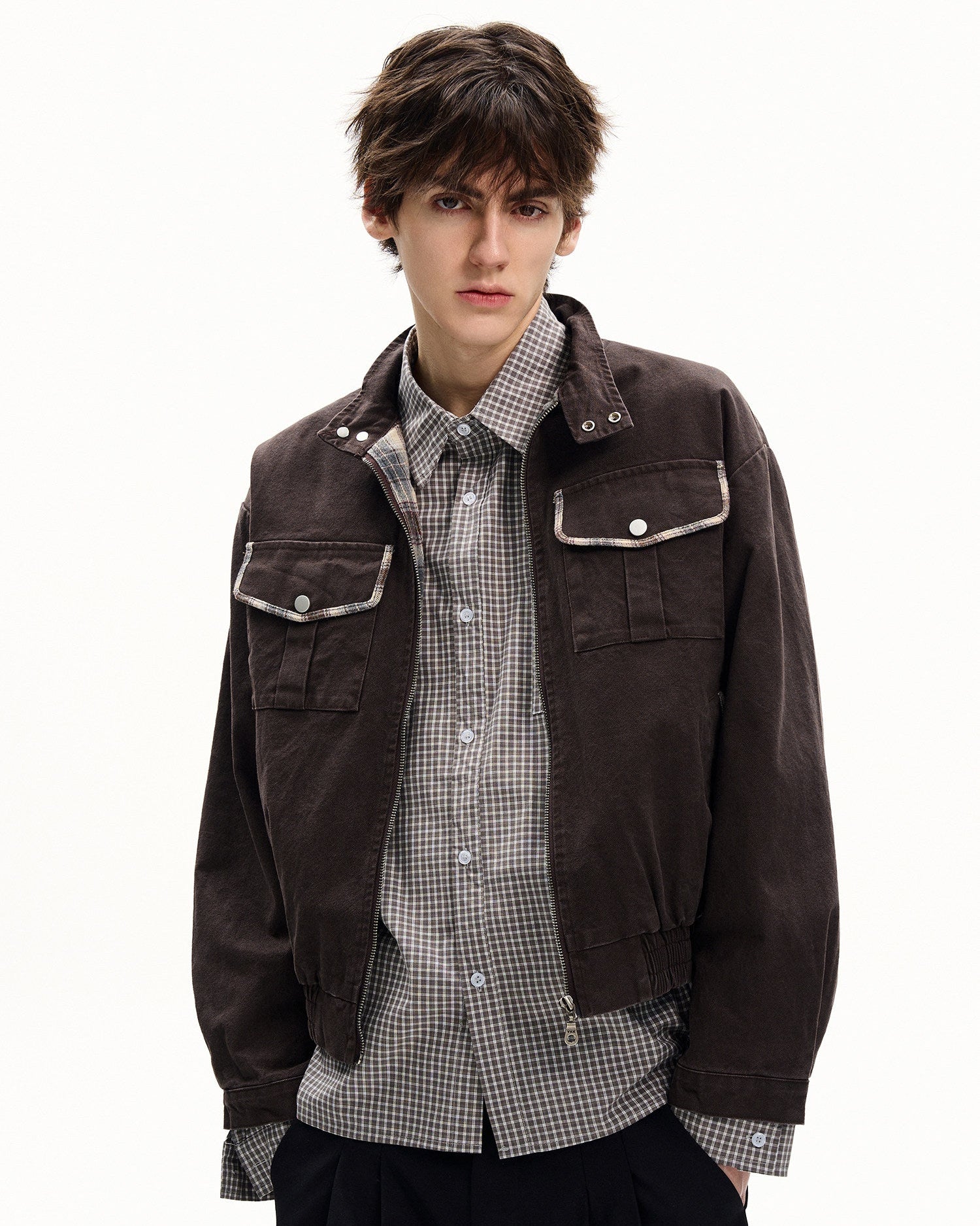 Midweight Cotton Canvas Zip Jacket